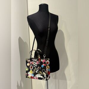 NWT Marc Jacobs print mini grind - black multi